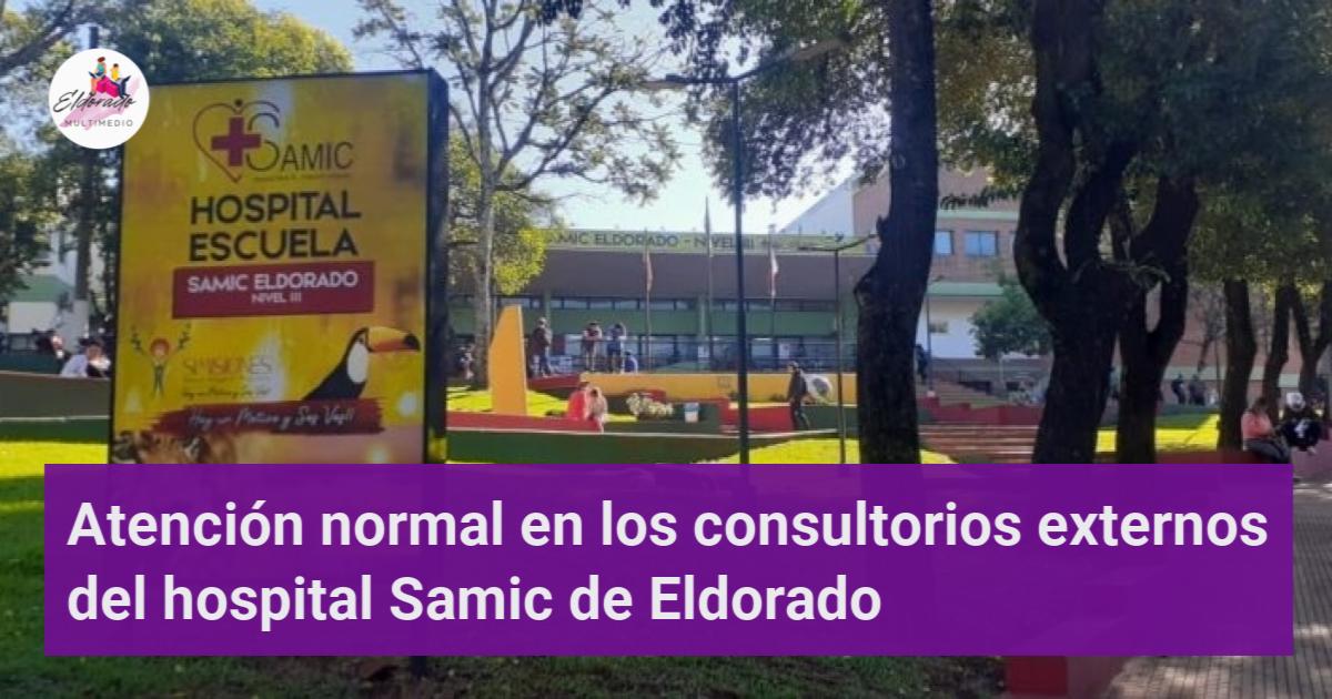 Hospital Normal Atención normal en los consultorios externos del hospital Samic de ...