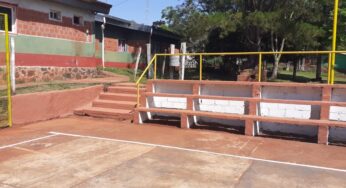 Colonia Victoria _ Pusta en Valor del playon Deportivo en Parejha, con recursos propios del Municipio