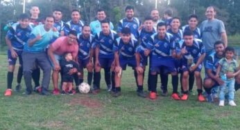 9 de julio _ L.F.E el Sábado en la cancha municipal km 27, el local se quedo con la victoria
