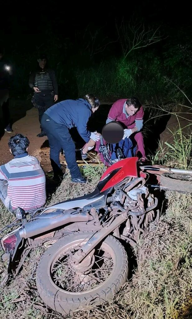 “Intentaron escapar de un control en Eldorado,🚨 atropellaron al can ‘Topo’ y terminaron despistando”