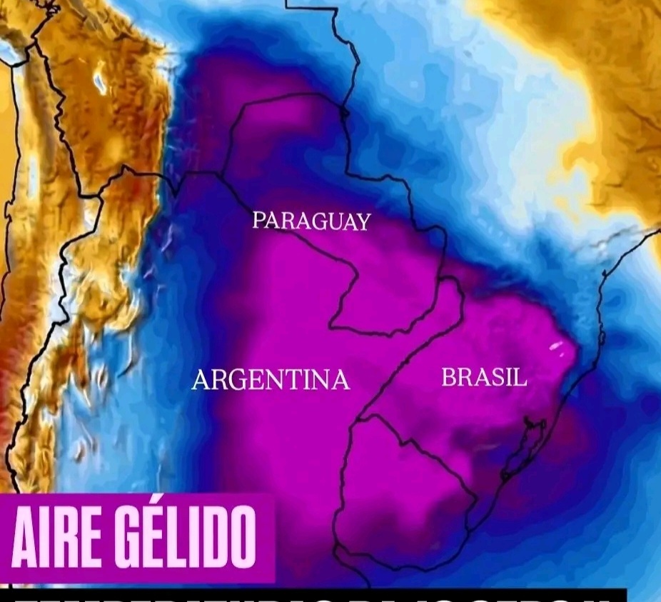PREPARATE: ANUNCIAN TRES DÍAS DE HELADAS Y TEMPERATURAS DE HASTA🥶❄️  -3°C EN MISIONES