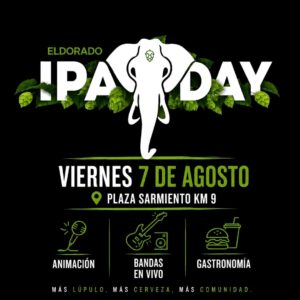 ¡Eldorado celebra el IPA Day 🍺con cerveza artesanal, música y buena compañía!