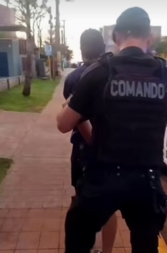 San Vicente🚨 hacía maniobras peligrosas con una moto en la Ruta 14 y terminó detenido