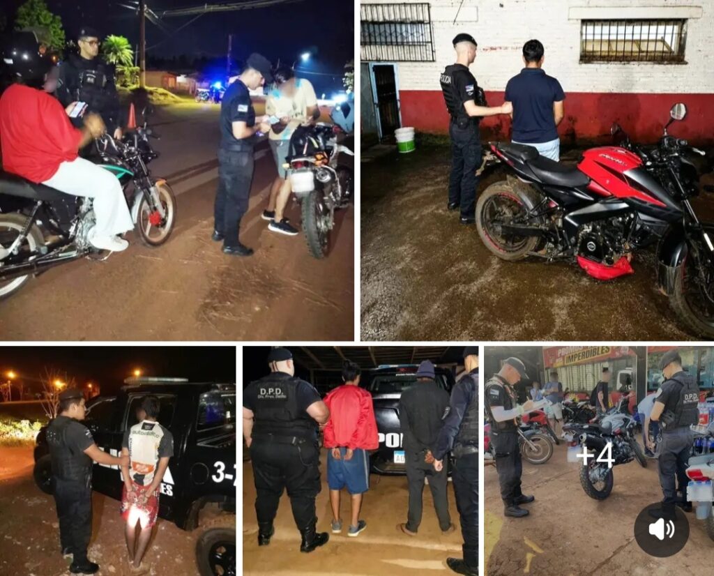 Finde preventivo en Eldorado 🚔 23 detenidos, 18 vehículos retenidos y seis alcoholemias positivas