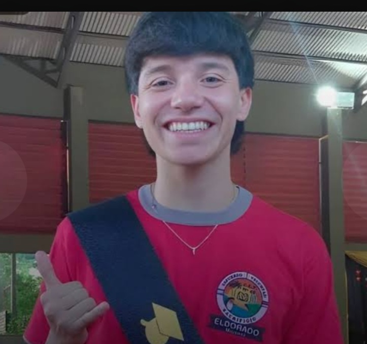 Eldorado 💛 recuerda a Lucas Amarilla con una estrella amarilla en el lugar donde perdió la vida