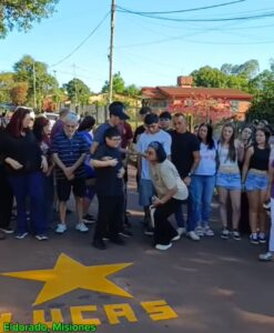 PINTARON ⭐ UNA ESTRELLA AMARILLA EN MEMORIA DE LUCAS AMARILLA Y SU FAMILIA SIGUE RECLAMANDO JUSTICIA